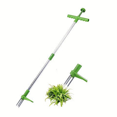 Standing Plant Root Remover Manual Weed Puller Tool Stand Up Weeder