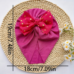 Infant Bow Hat Soft Headband Spring Summer Thin Comfortable