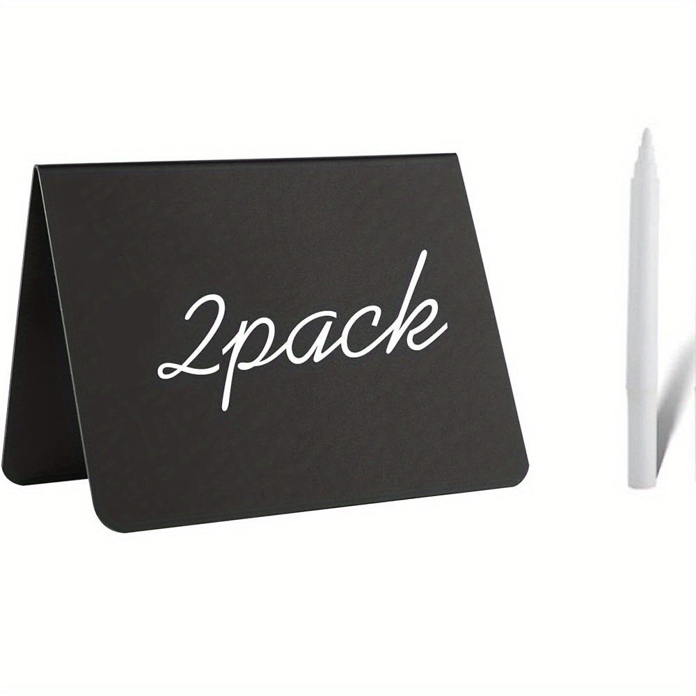 Mini Chalkboard With Chalk for Food Party Buffet Table Sign Wedding Bakery