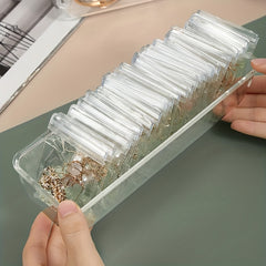 30pcs Clear Plastic Jewelry Box and Storage Bag