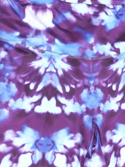 Tie Dye Sports Leggings Wide Waist Band Medium Stretch