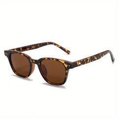 Small Square Frame PC Rice Nail UV400 Sunglasses