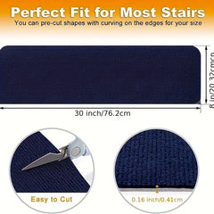 15pcs Stair Treads Non Slip Indoor Carpet Runners For Wood Steps