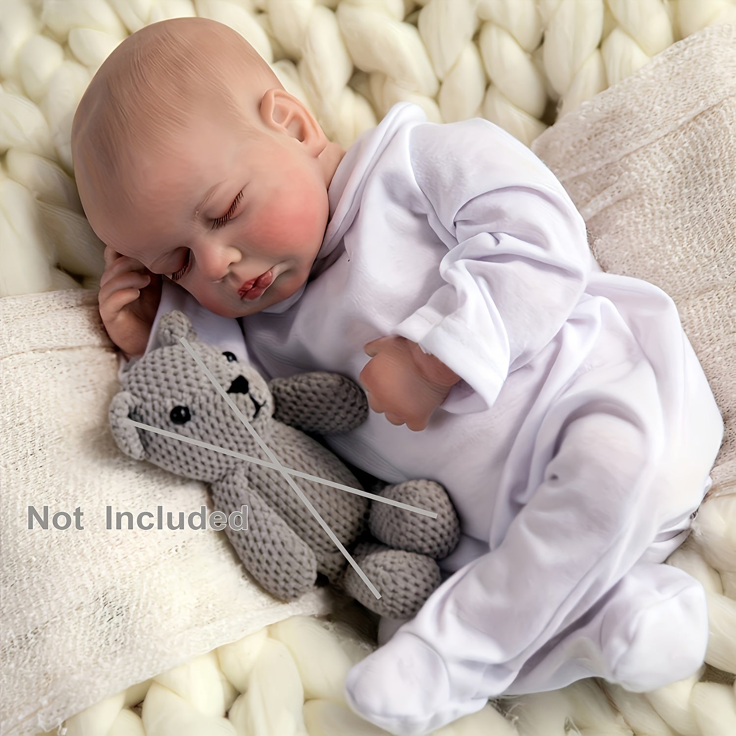 45 72 Cm Lifelike Real Soft Touch 3D Painted Reborn Doll Birthday Gift