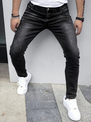 Men's Slim Fit Denim Jeans Casual Style
