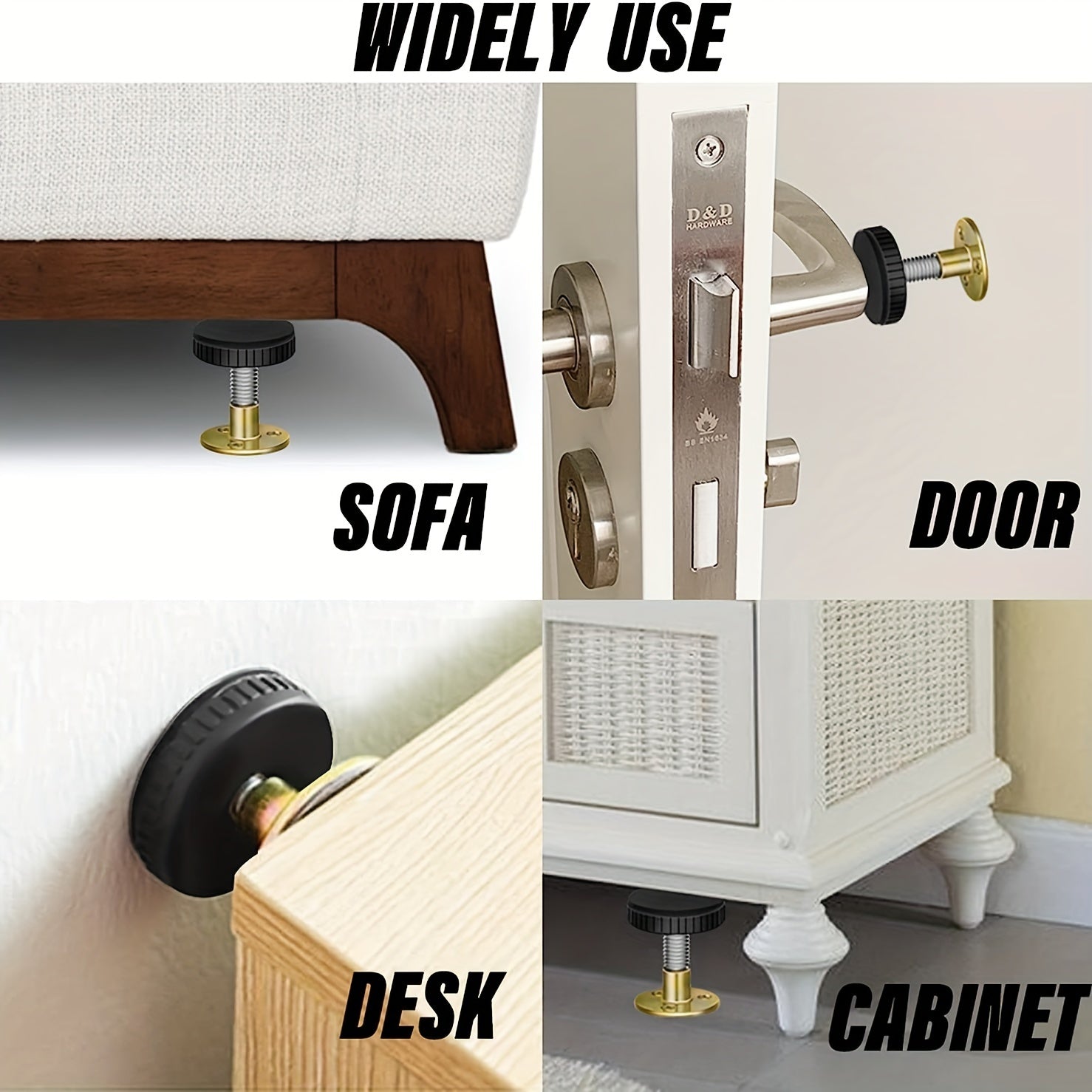 2 Pack Adjustable Bed Frame Anti Shake Tool