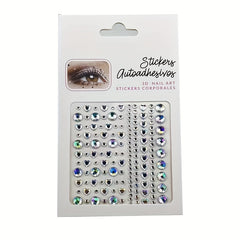 4pcs Music Stage Makeup Pearl Stickers Y2K Makeup Accessories Nail Stickers