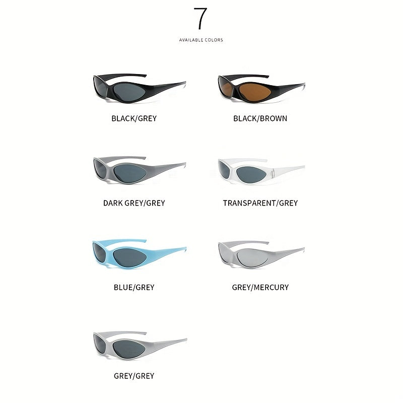Men's Hip Hop Punk Street Style Sunglasses Retro Outdoor Sports Goggles