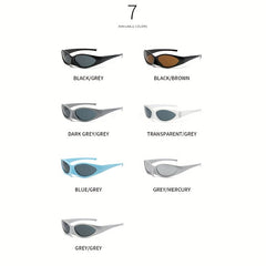 Men's Hip Hop Punk Street Style Sunglasses Retro Outdoor Sports Goggles