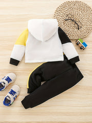 Baby Boys Long Sleeve Hoodie Long Pants Set