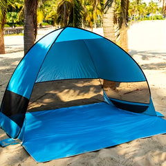 Portable Beach Tent For 2-3 People UPF 50 UV Protection Lightweight