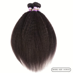3pcs 10-30in Brazilian Human Hair Weave Wigs 10A Kinky Straight Bundles