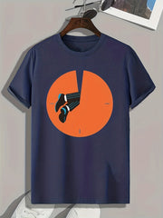Legs Of Man Print Men's Graphic T shirt Casual Comfy Tees For Summer