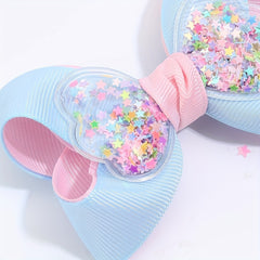 Star Bow Hair Clips for Baby Girls