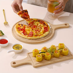 Bamboo Cutting Board Set for Meat, Pizza, Bread