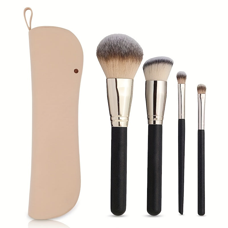 Travel Silicone Makeup Brush Holder Portable Cosmetic Organizer