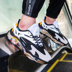 Shock Absorption Lace Up Sneakers Autumn & Winter