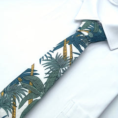 Men's Floral Tie Coconut Tree Tie Husband Boyfriends Birthday