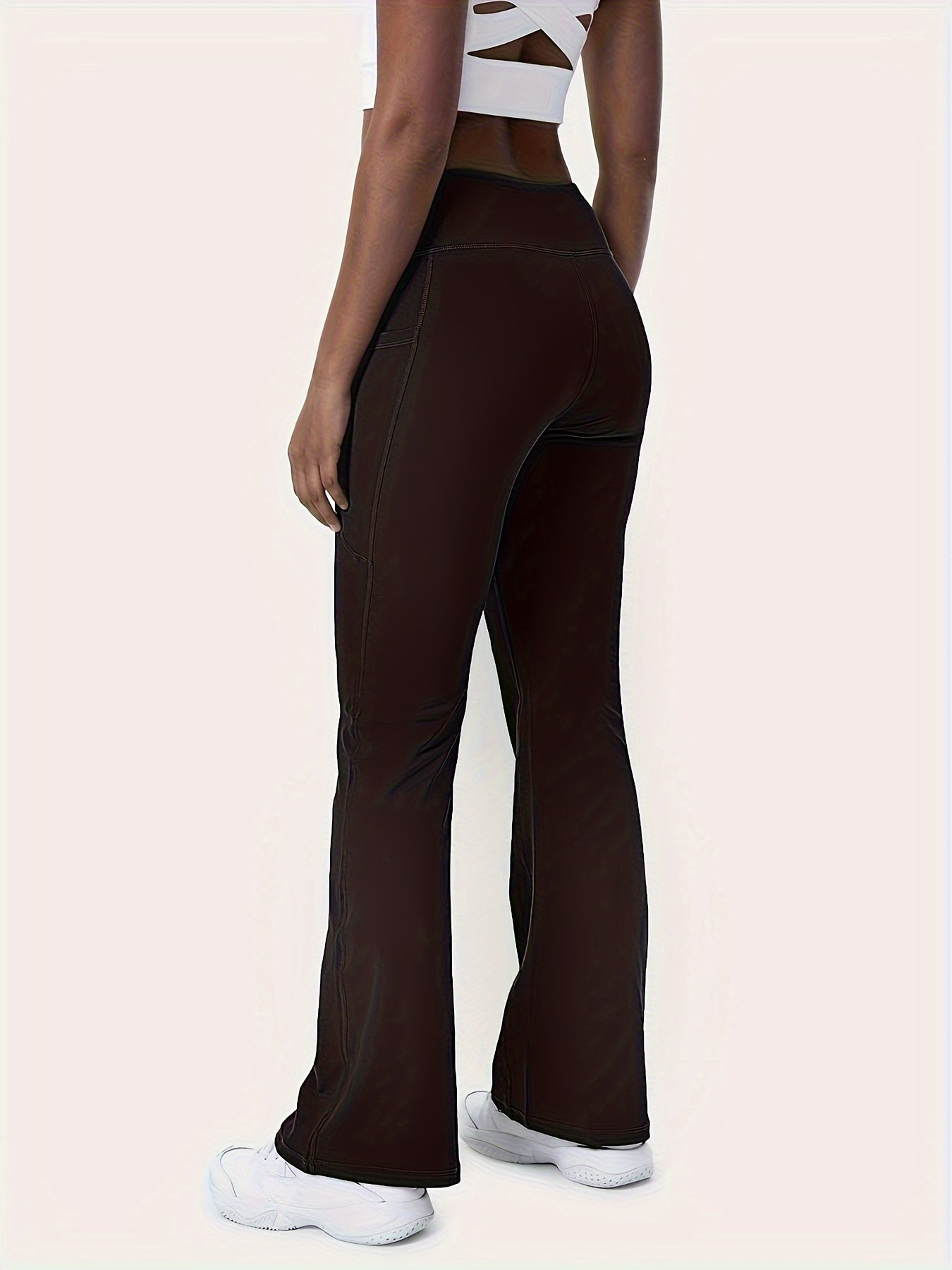 Butt Lifting Yoga Flared Pants High Stretch Fitness Sports Bell Bottom