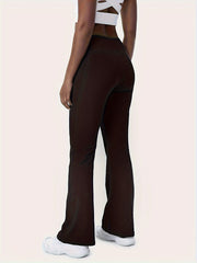 Butt Lifting Yoga Flared Pants High Stretch Fitness Sports Bell Bottom