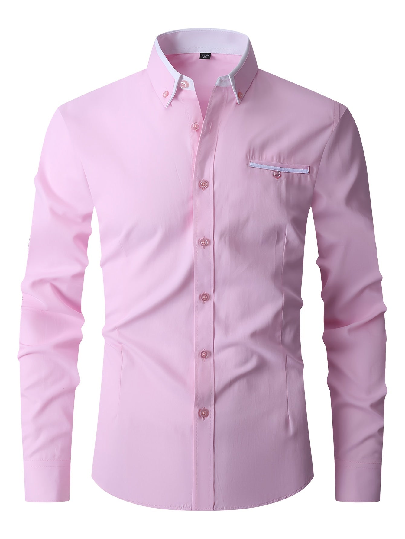 Men's Classic Button Up Shirt for Business Occasion