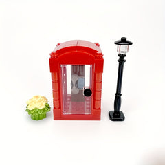 2pcs Street Light Building Blocks Set for Halloween Decor
