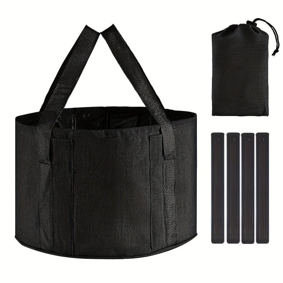 20L Collapsible Foot Bath Basin Handle Portable Leak proof Tub