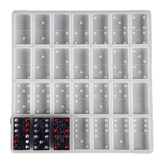 Silicone Dominoes Game Toy Making Mold Epoxy Resin Casting Mold Craft DIY Mould