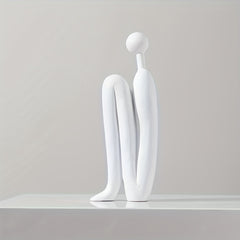 Minimalist Study Bookshelf Abstract Figure Ornaments
