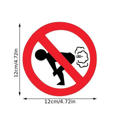 No Smoking PVC Decal Car Sticker 12 4 7 4 7in
