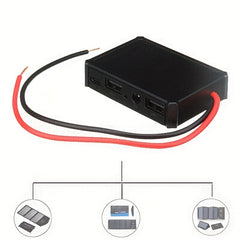 Solar DC Adaptor USB Type C Controller Tablet Panel Charge