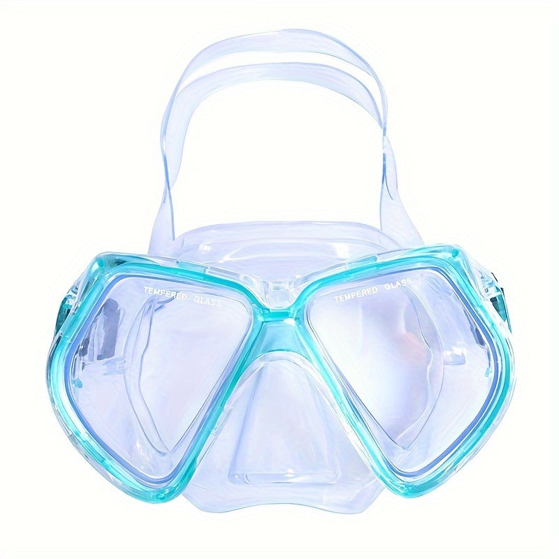 Adult Waterproof Diving Goggles w/ PC Tempered Glass Lenses