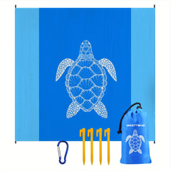 Waterproof Foldable Beach Mat Plaid Outdoor Camping