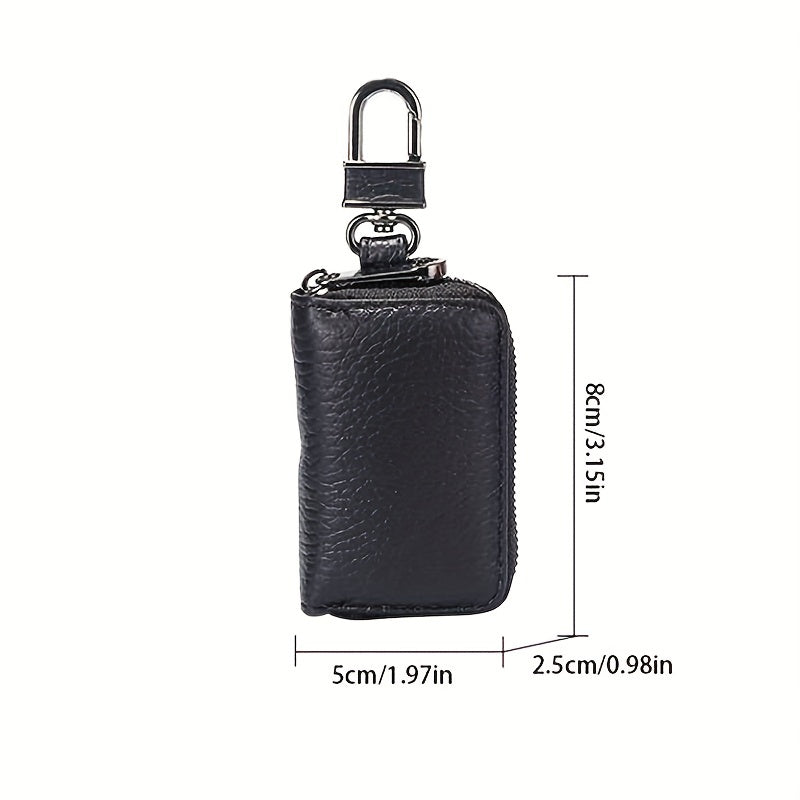 Leather Key Case Car Key Shell Waist Hanging Home Car Key Storage Bag