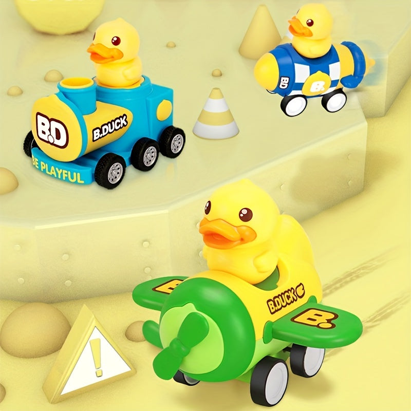 The Inertia Car - Kids Toy Vehicle with Easy Push and Go Action