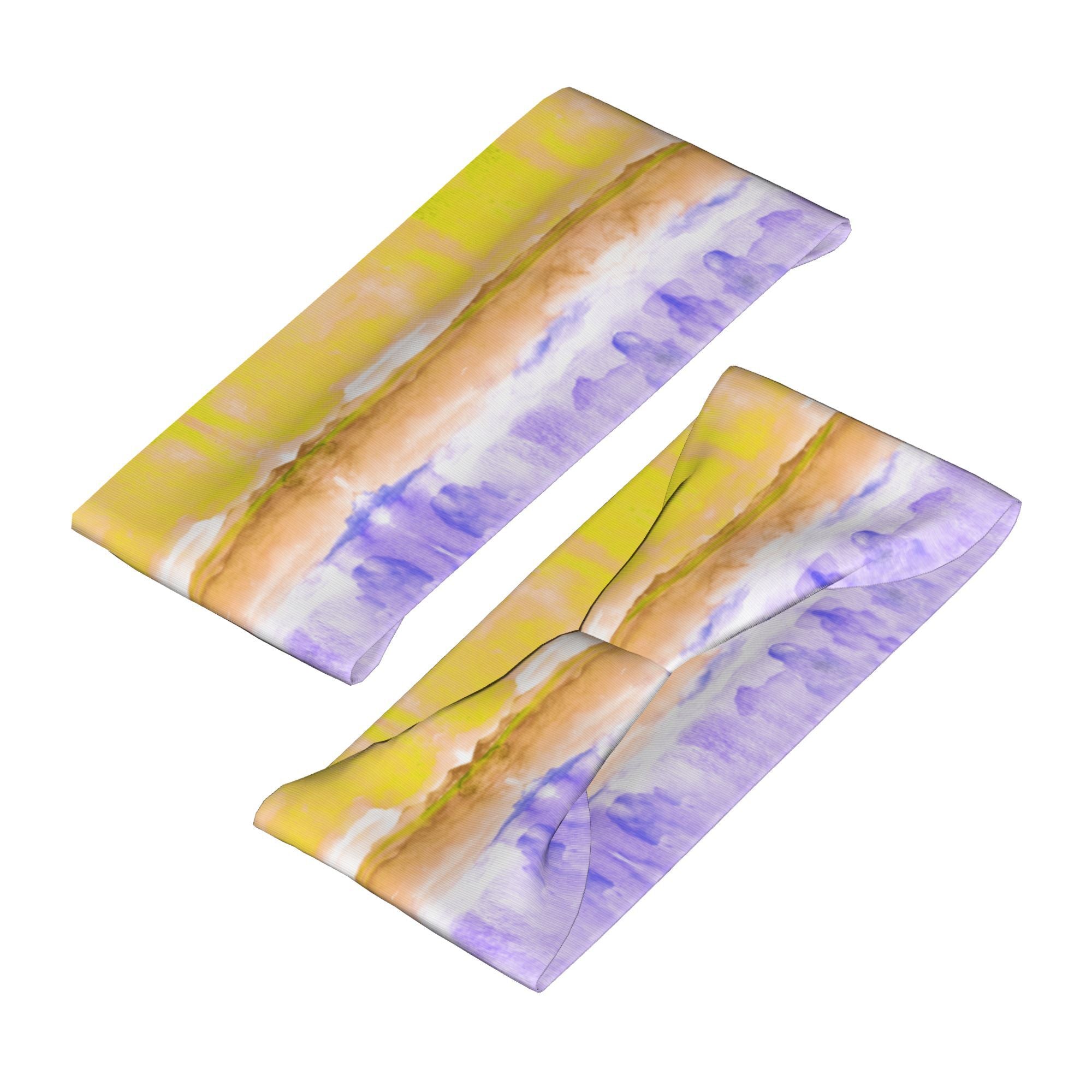 Vibrant Tie Dye Headband for Sports & Casual Outfits