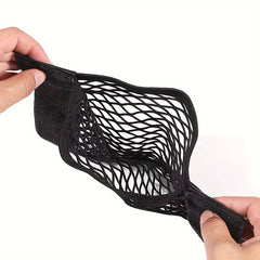 Large Capacity Hook and loop Mesh Garbage Bag Car Wash Storage Net