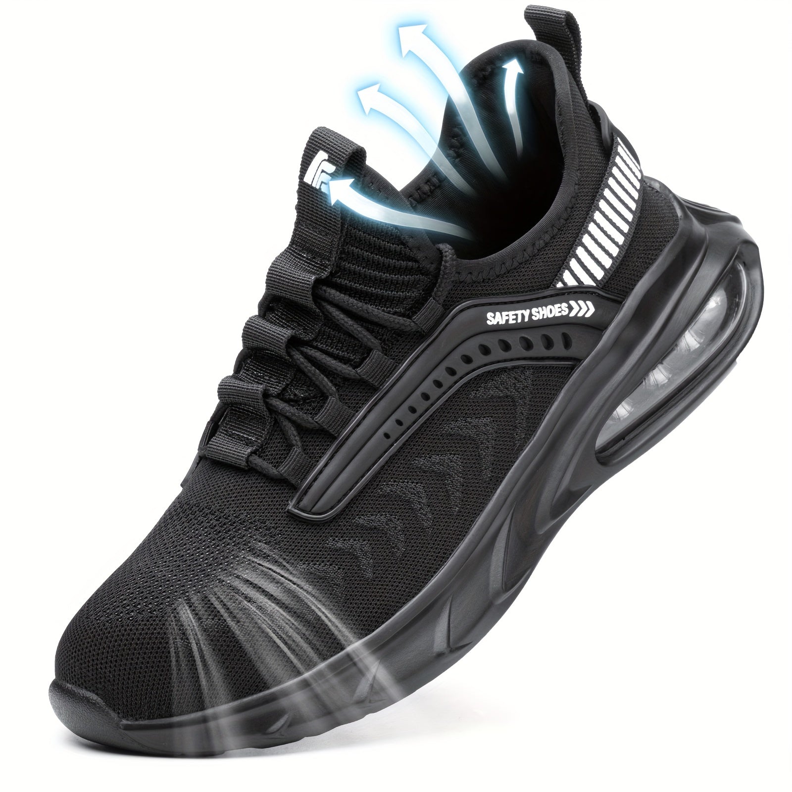Breathable Steel Toe Anti Smashing Work Safety Shoes