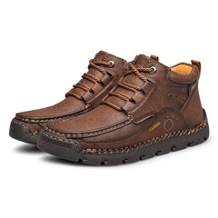 High Top Hiking Boots for Men Non Slip Lace Up Shoes