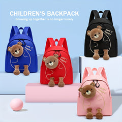 Kids Cartoon Bear School Bag Lightweight Backpack Boys Girls