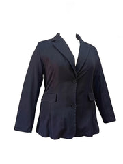 Women's Plus Size Business Casual Blazer Solid Long Sleeve Single Breast Button