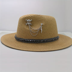 Punk Skull Sun Hat for Men and Women