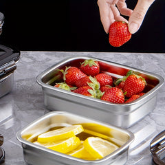 Leakproof Stainless Steel Lunch Box 550ml 850ml 1350ml Capacity
