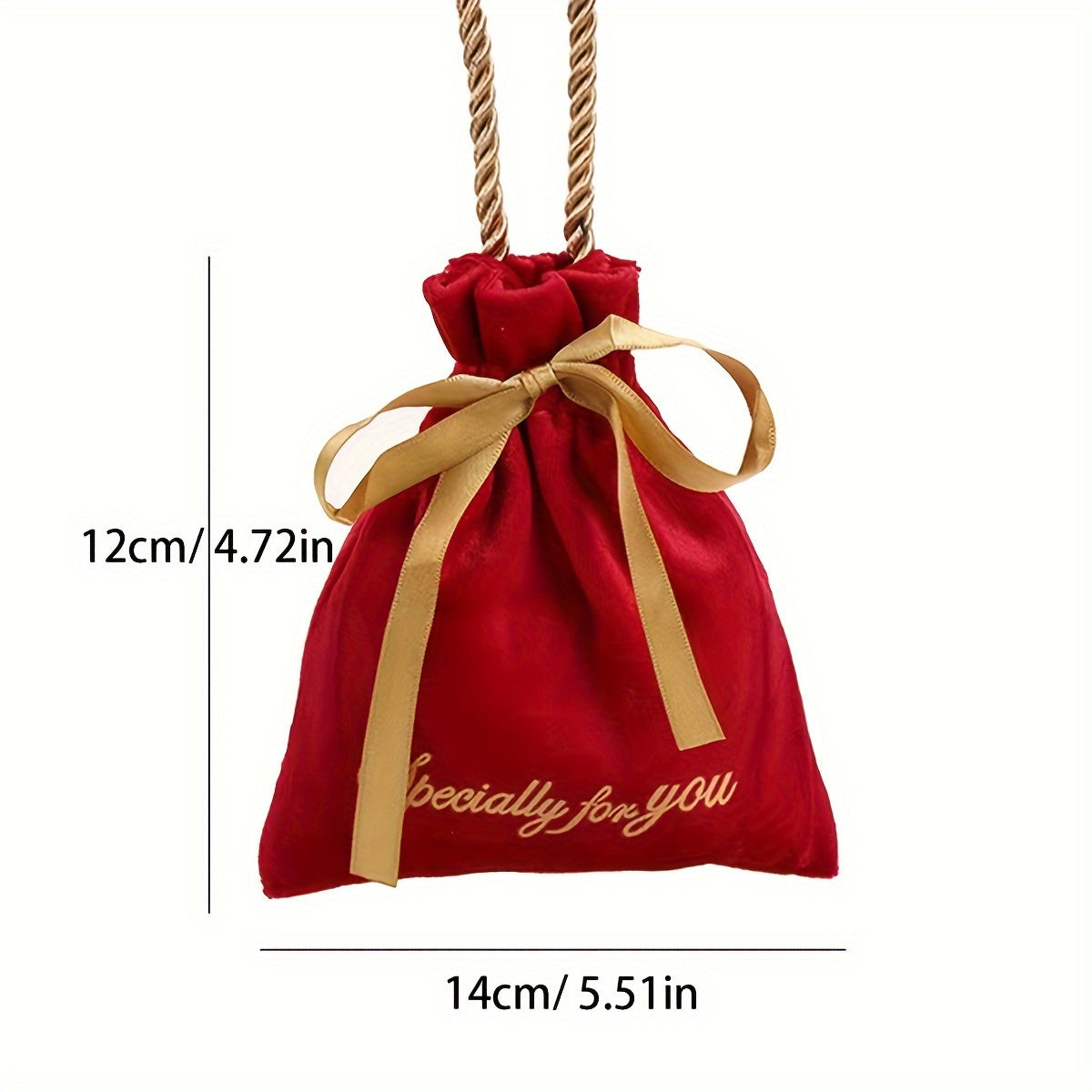 Velvet Drawstring Candy Gift Bag for Parties and Events
