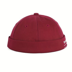 Cotton Sunshade Skullies & Beanies Hat with Alphabets