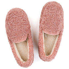 Women's Fleece Lined Indoor Outdoor Slippers Solid Comfort Warm Shoes