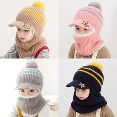 Kids Knitted Hat with Ear Protection
