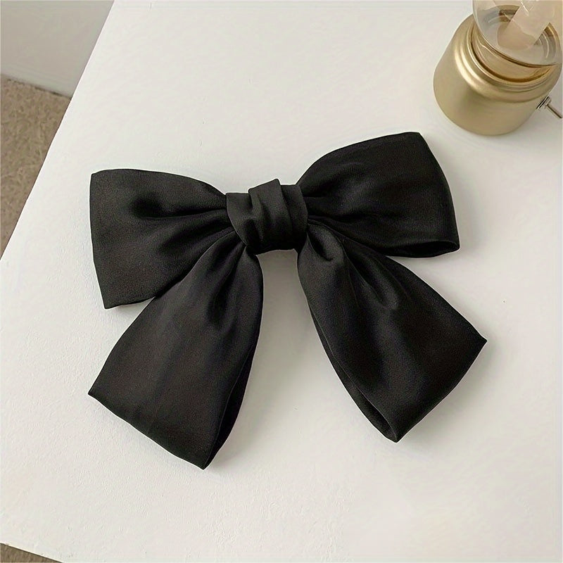 Bowknot Hair Clip Bow Hair Claw Large Barrette Hair Clamp Headdress