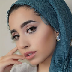 Wrinkle Breathable Hijab Soft Headband Bandana