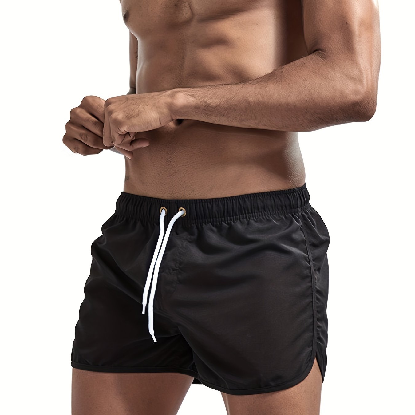 Men's Active Beach Shorts Quick Dry Sports Athletic Shorts With Pockets